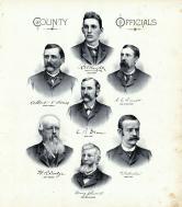 Albert T. Ames, H.C. Fassett, C.B. Dean, W.R. Dodge, Keeler, Henry J. Sherrill, Boone County 1886